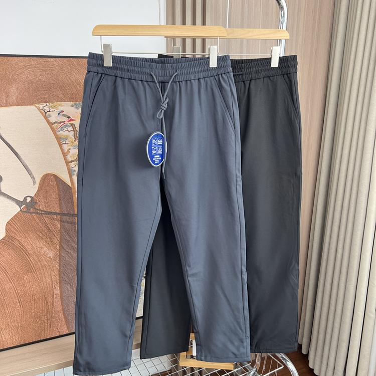 一条过冬!90鹅绒!外贸男装冬季防风保暖蓬松户外休闲裤羽绒裤潮