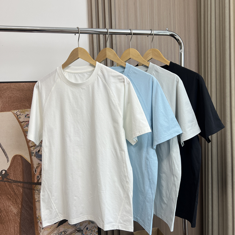 透气吸湿排汗圆领短袖T恤