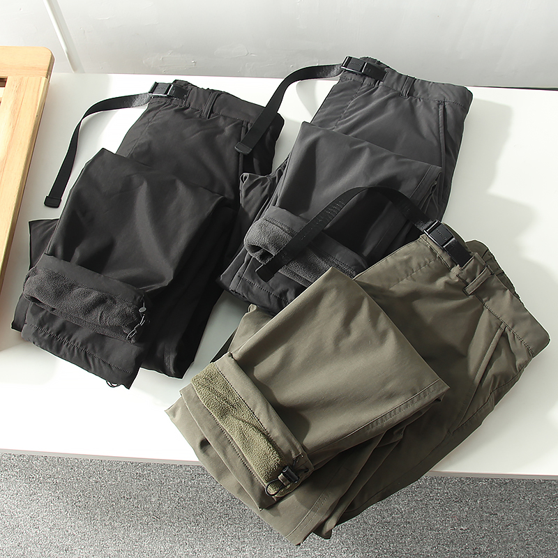 户外防风防雨加绒保暖冲锋休闲裤