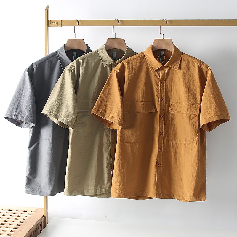 户外机能风速干透气短袖衬衫