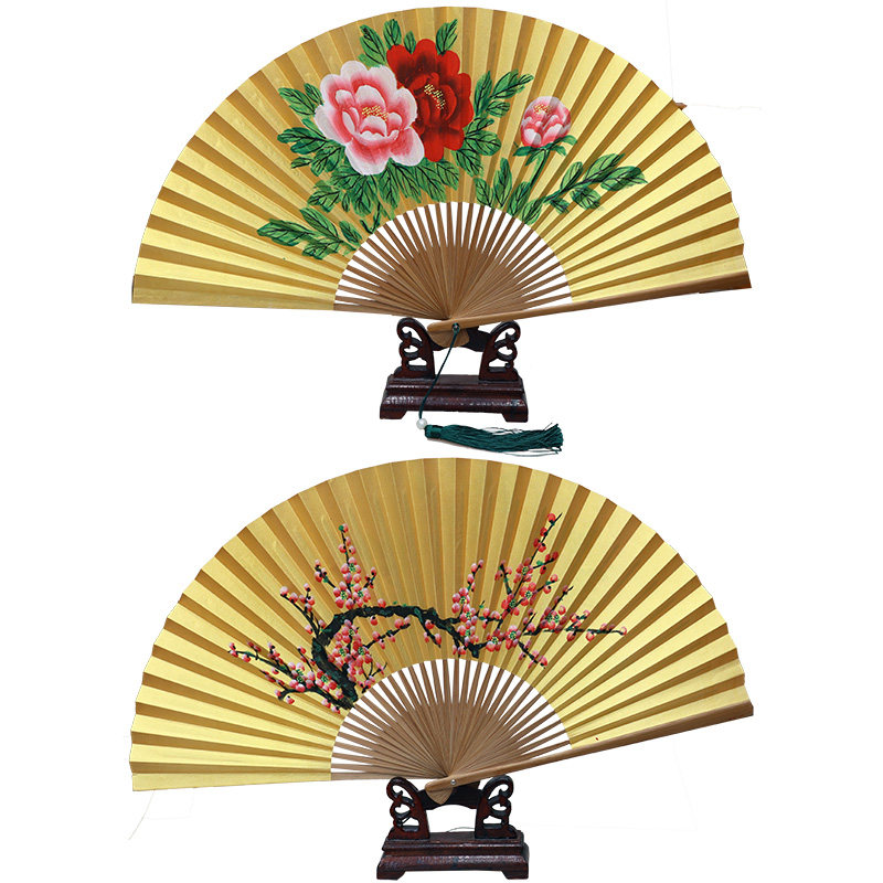 仙宝32骨半工业级专业戏曲舞台泥金折扇子 工艺扇,家居饰品,工艺扇/团扇/喜扇/折扇,淘宝优惠券,粉丝福利购,淘宝优惠卷