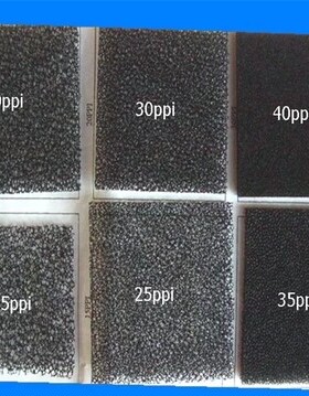 大孔10-15-20ppi海棉 中孔 25-30-35ppi蜂窝棉 密孔 40-45-60ppi