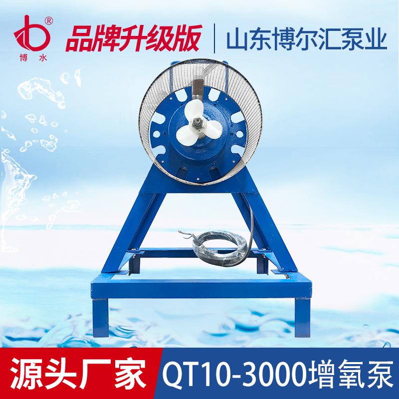 1.5kw氧泵QT10-3000潜水式推水曝气氧泵博山厂家供应氧泵