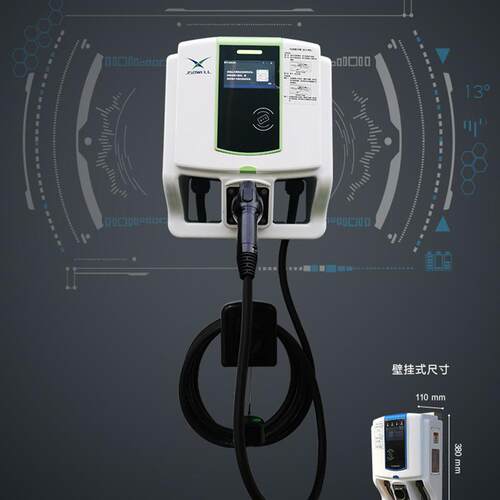 新能源电动汽车壁挂式交流7KW充电桩国标通用即插即充智能充电