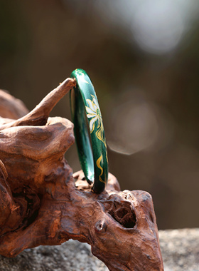 新中式大漆小众首饰国风小众