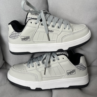 男学生百搭运动板鞋 国潮男鞋 潮牌复古加绒面包鞋 新款 ins2024冬季