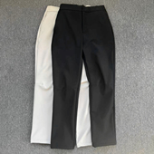 保暖商务休闲裤 日单尾货男款 纯色百搭男士 加绒保暖休闲裤 秋冬季