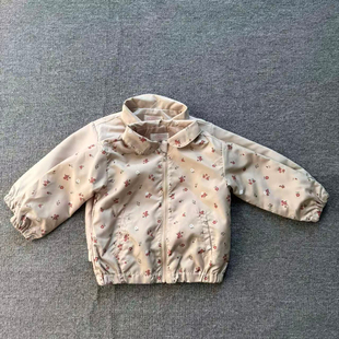 外贸尾货婴幼儿早秋薄款 无帽外套女婴上衣外套 外套百搭可爱长袖