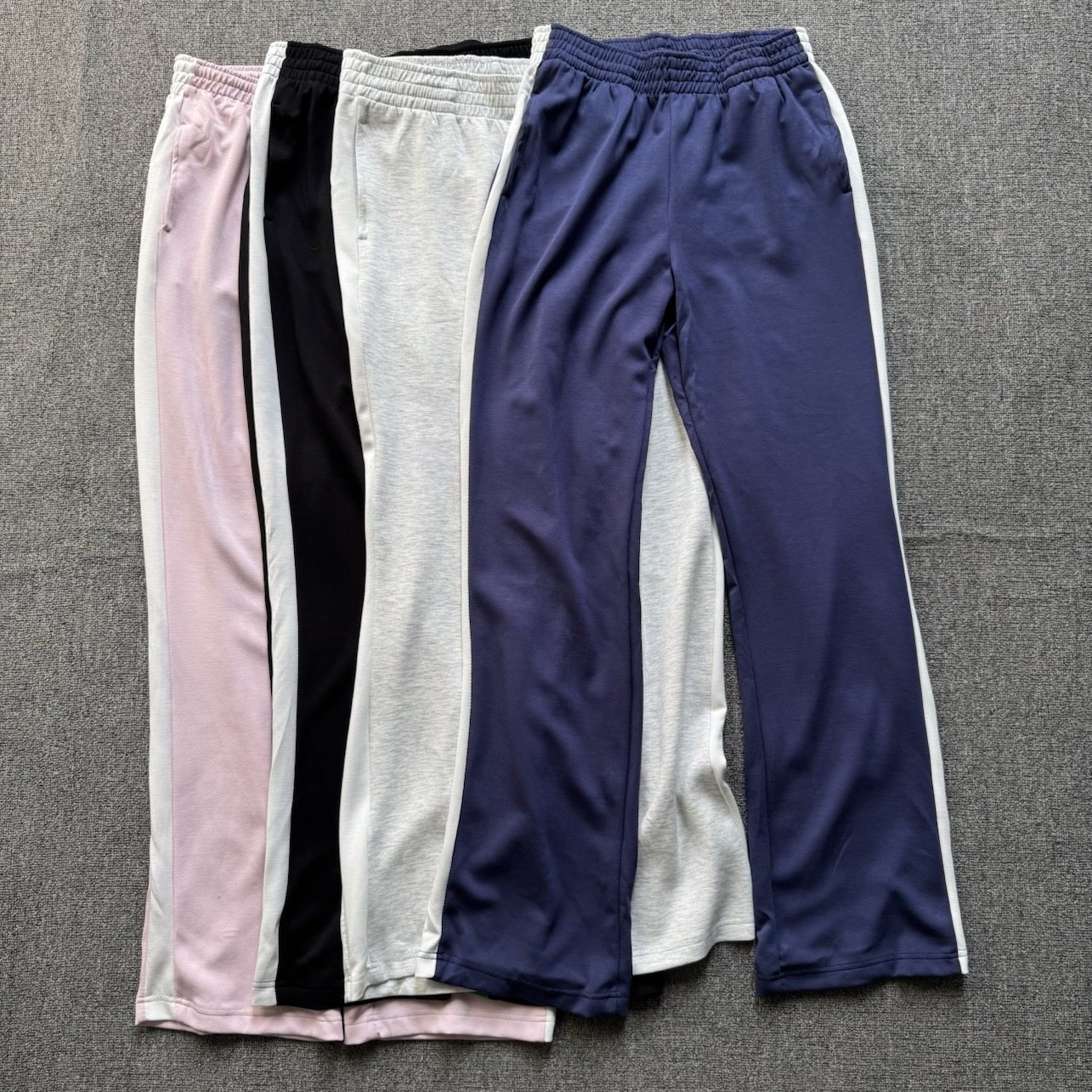 外贸尾货女款秋季运动裤直筒百搭舒适女士休闲运动长裤 瑕疵处理 - 甲类外贸出品