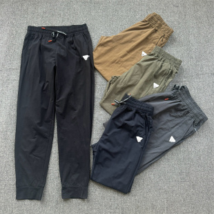 男士 新款 运动裤 休闲弹力九分男裤 日单男款 弹力松紧腰透气男裤 夏季