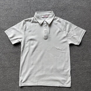 外贸尾货女款夏季短袖纯色百搭直筒纯棉女士Polo半袖夏