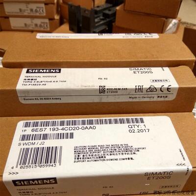 6ES7193-4CD20-0AA0西门子全新ET200S 端子模块TM-P15S23-A.议价