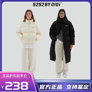 【官网】oioi羽绒服超长款男女过膝90白鸭绒棉衣24冬季面包服