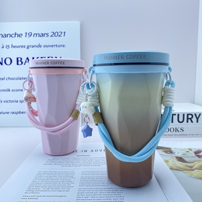 适合manner吸管杯杯套手提绳硅胶吸管带水杯配件防滑提绳硅胶圈带