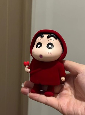 【可爱毕业礼物】蜡笔小新摆件桌面装饰客厅电视柜玄关手办创意