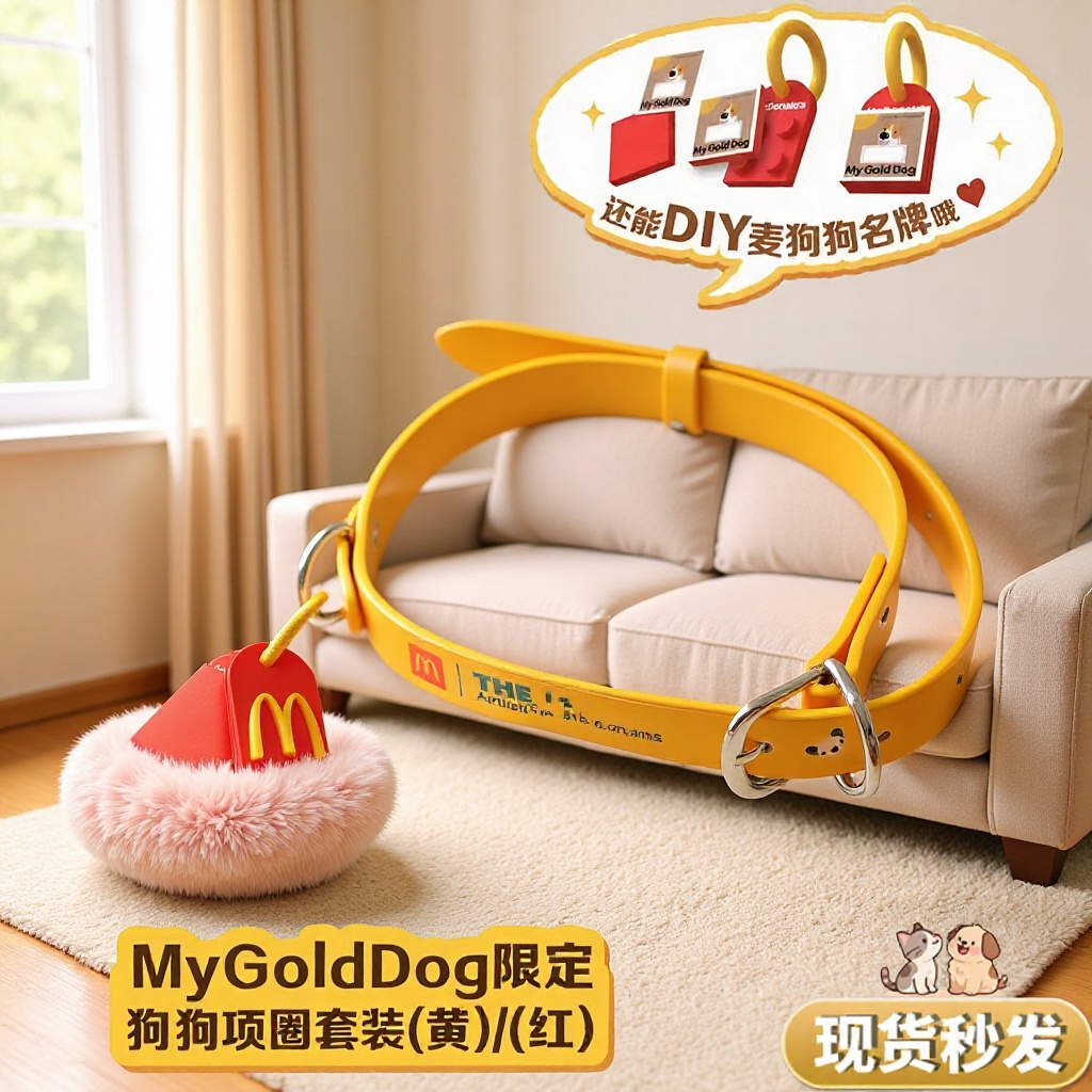 麦当劳限定MyGoilDog狗狗项圈