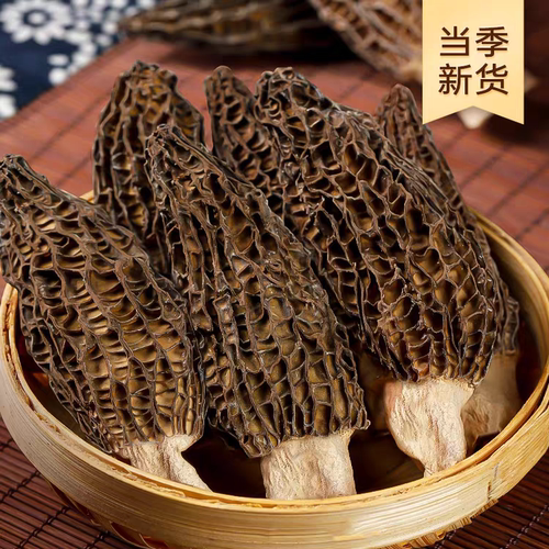云南羊肚菌精选干货野生500g羊肚茵牛肚菌特级纯干羊肚菇蘑