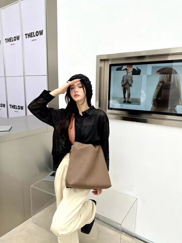 高级真皮女包腋下包慵懒风