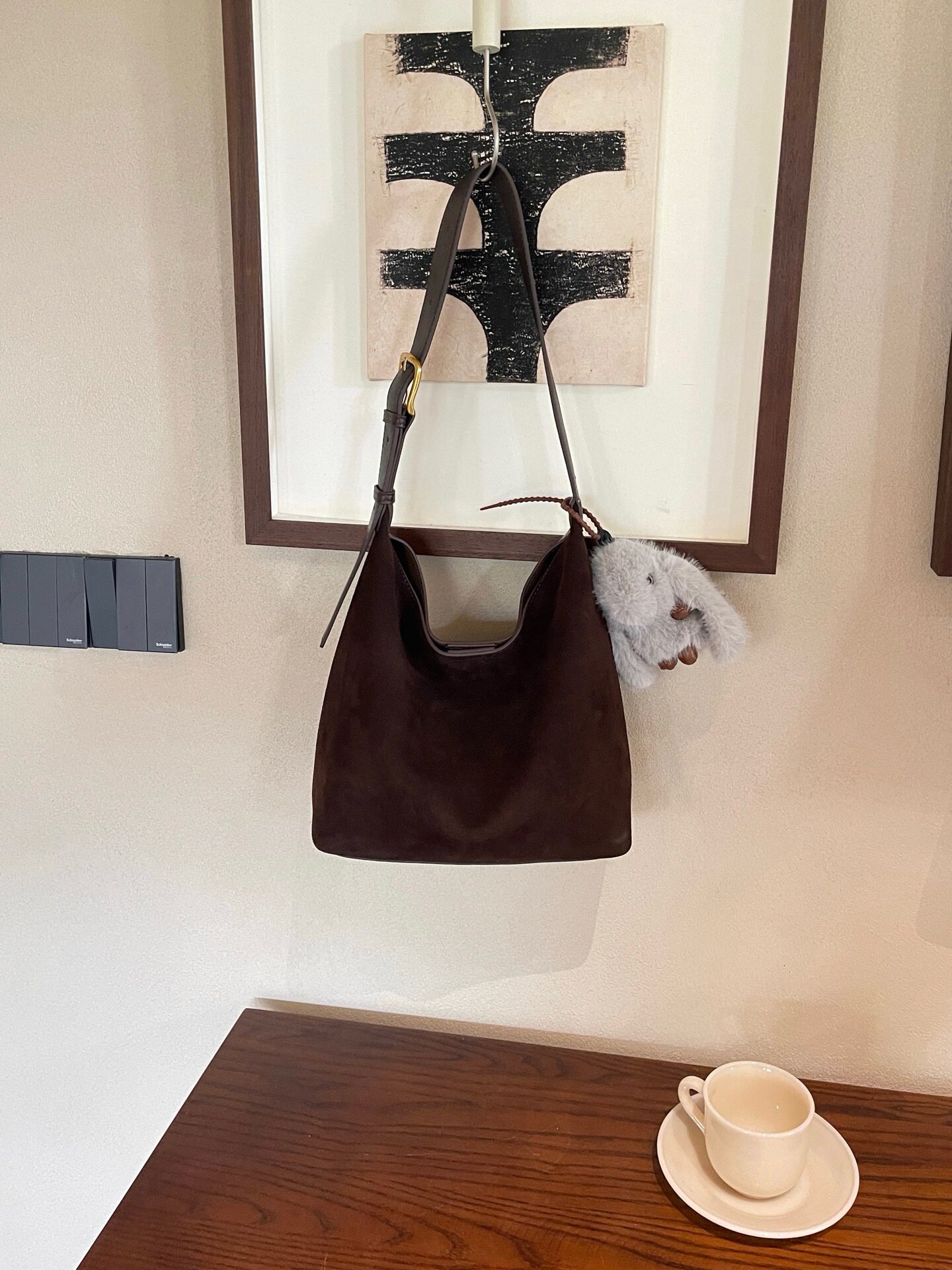 同丰女包磨砂皮水桶单肩斜挎休闲
