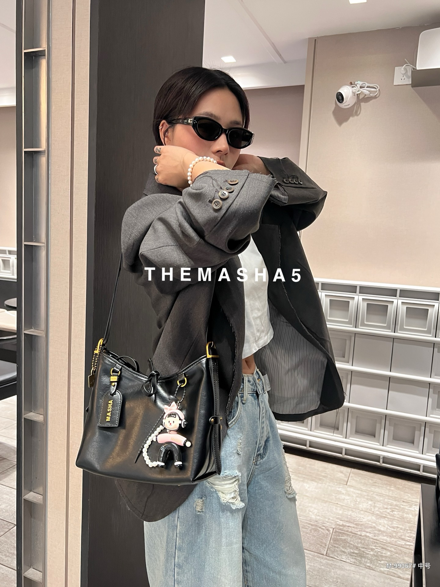 玛莎2025新款女包高级感中号carryall托特包时尚百搭单肩斜挎包潮