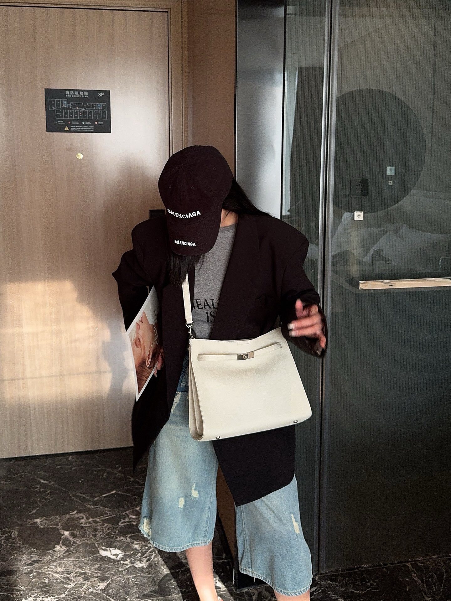 同丰2026新款女包高级感荔枝纹腋下托特包时尚百搭单肩斜挎包休闲