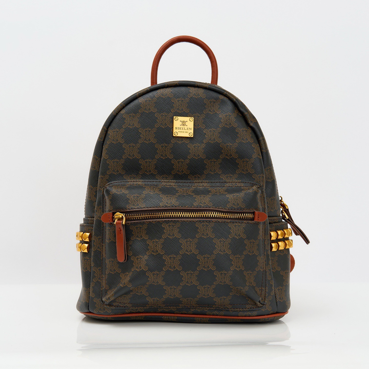 施琳2026年新款女包高级感老花双肩包时尚百搭单肩斜挎包手提小包,箱包皮具/热销女包/男包,双肩背包,淘宝优惠券,粉丝福利购,淘宝优惠卷