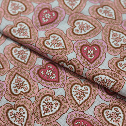 【105192-1】2025Lib*rty爱的蕾丝80支高密棉布印花diy服装面料
