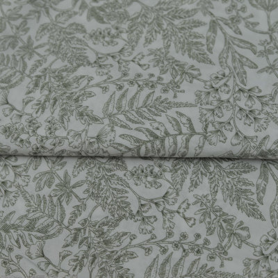 【068032-2】Lib*rty蒙哥马利绿色100支长纤棉布印花diy服装面料