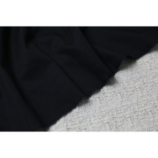 100支高密长纤棉本白色138cm【68-30#黑色】定制不退换