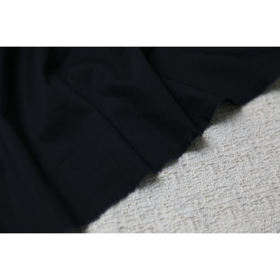 100支高密长纤棉本白色138cm【68-30#黑色】定制不退换