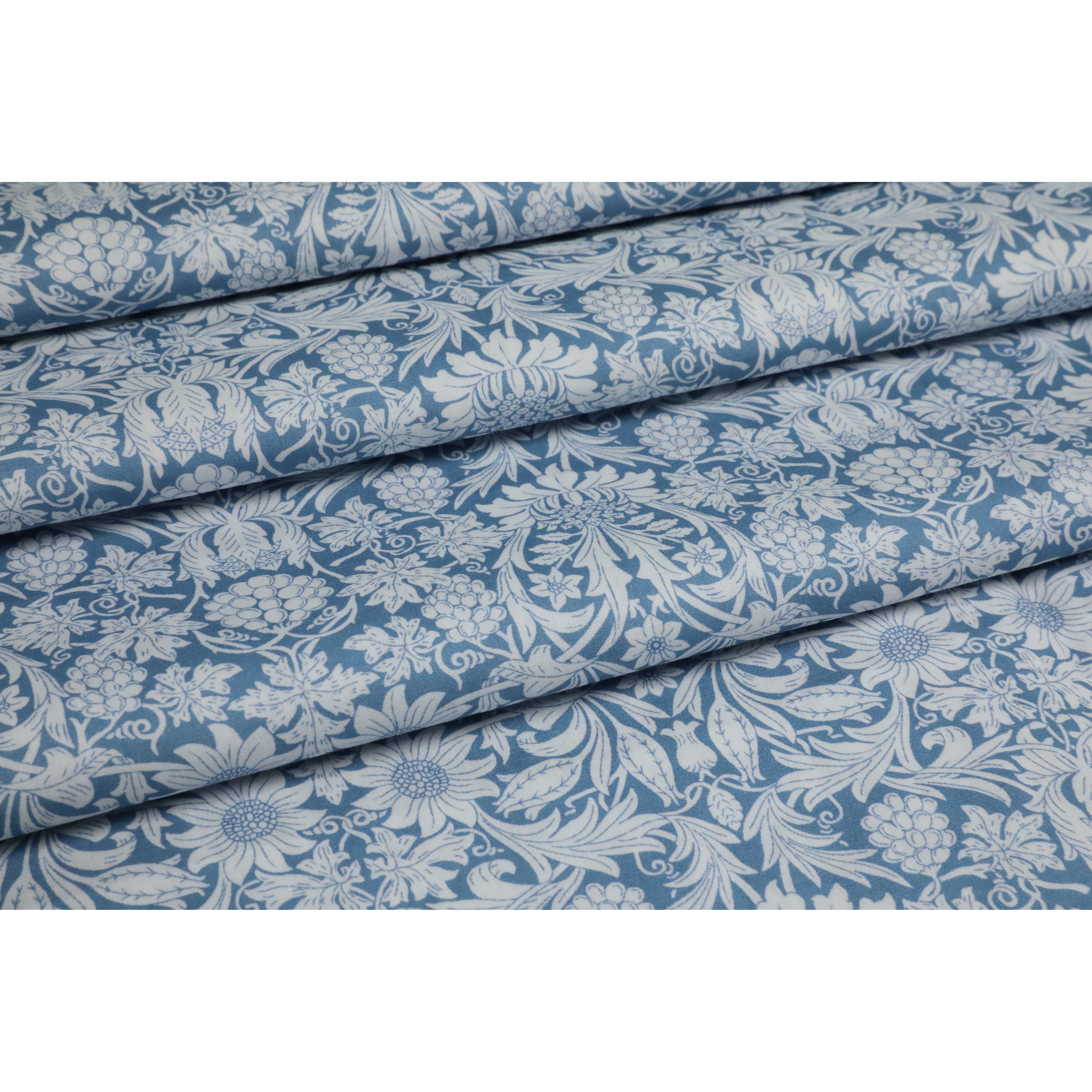 L替青花瓷100支长纤棉 幅宽138cm【QB068001-1】定制不退换 - 实物图