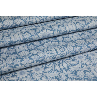 Lib**ty 青花瓷100支长纤棉 幅宽138cm【QB068001-1】定制不退换