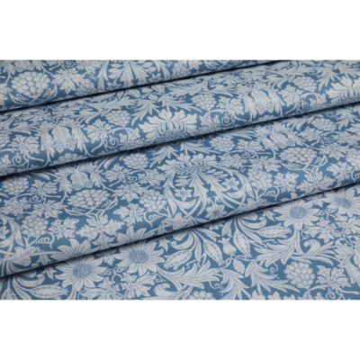 Lib**ty 青花瓷100支长纤棉 幅宽138cm【QB068001-1】定制不退换