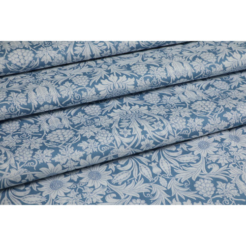 Lib**ty 青花瓷100支长纤棉 幅宽138cm【QB068001-1】定制不退换
