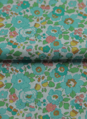 【105174-2】Lib*rty Betsy 80支高密棉布印花diy服装面料