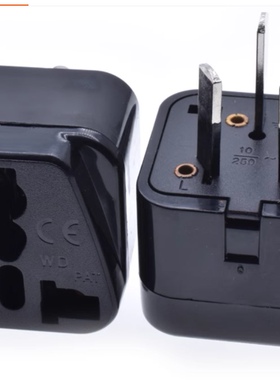 WD-16-1半胶澳规转换插座纽西兰转换器澳洲插头三扁插国标三脚CE