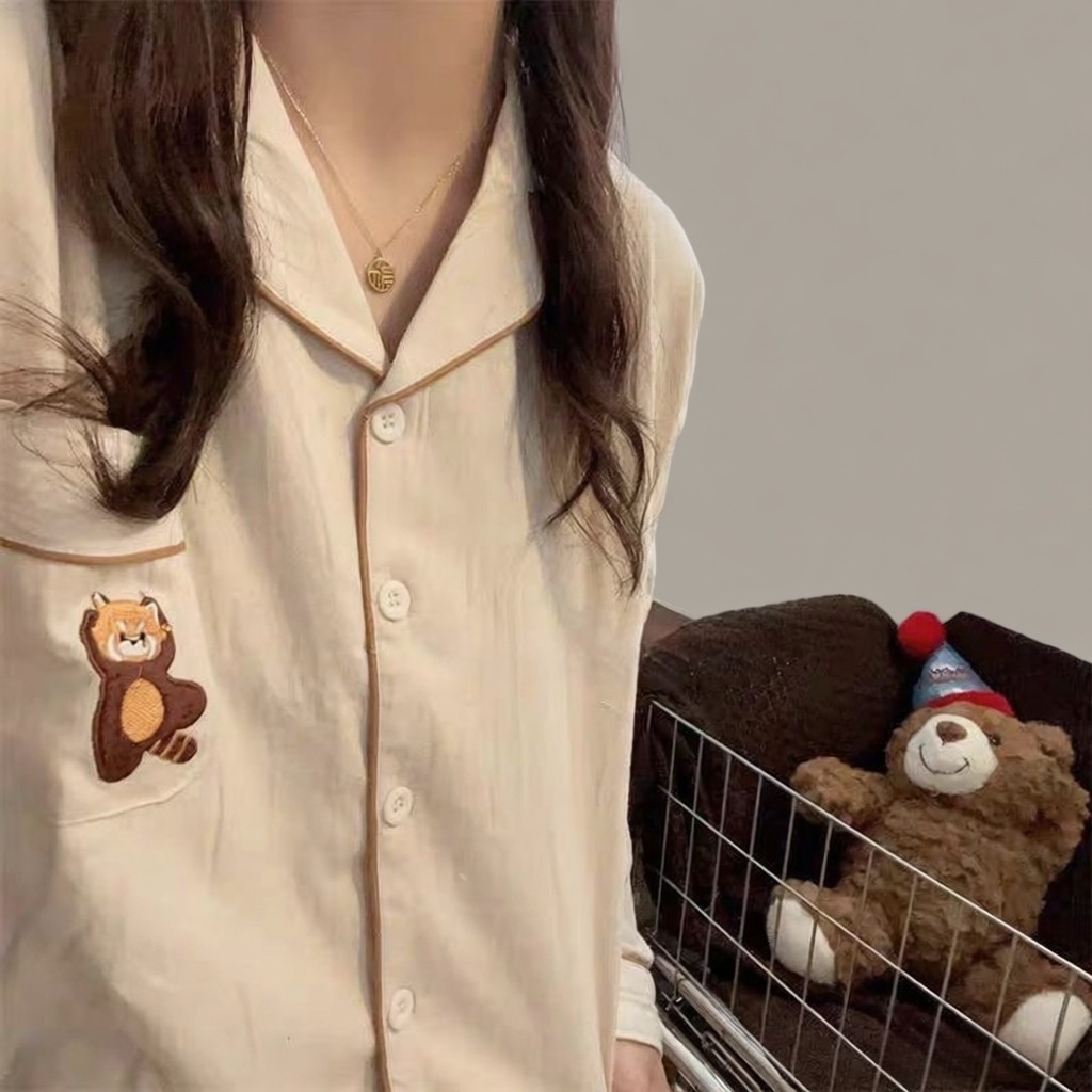 日系情侣睡衣女春秋季纯棉长袖休闲可爱男士卡通两件套家居服套装,女士内衣/男士内衣/家居服,睡衣/家居服套装,淘宝优惠券,粉丝福利购,淘宝优惠卷