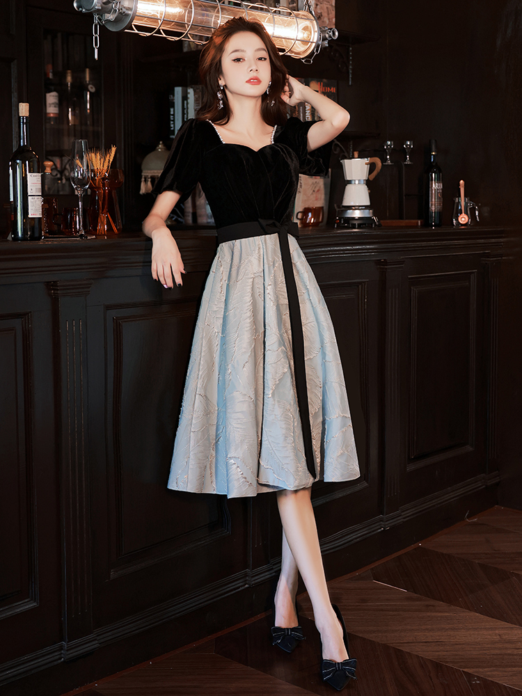 短袖中长款平时可穿显瘦秋冬季