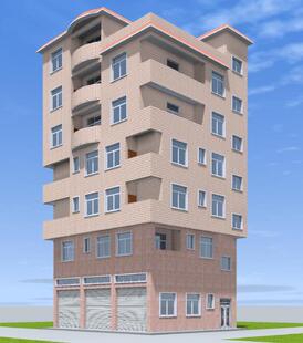 13x11 七层临街门面楼房出租自建房自住房设计图建房全套施工图纸