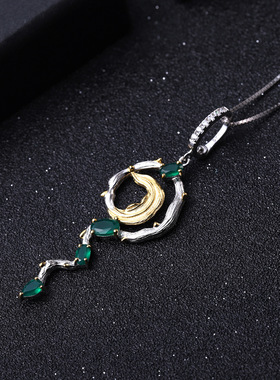 设计师款S925银自然风高级感项链