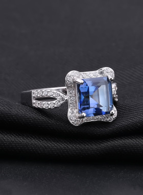 高级感戒指纯银小众复古风高颜值