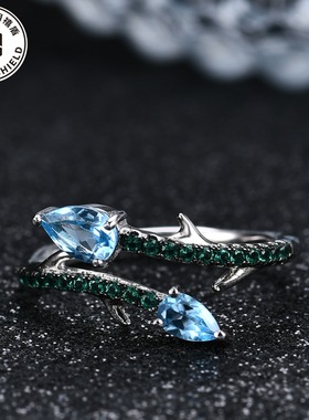 设计师款复古风S925银个性小众欧式古典vintage轻奢纯银开口戒指