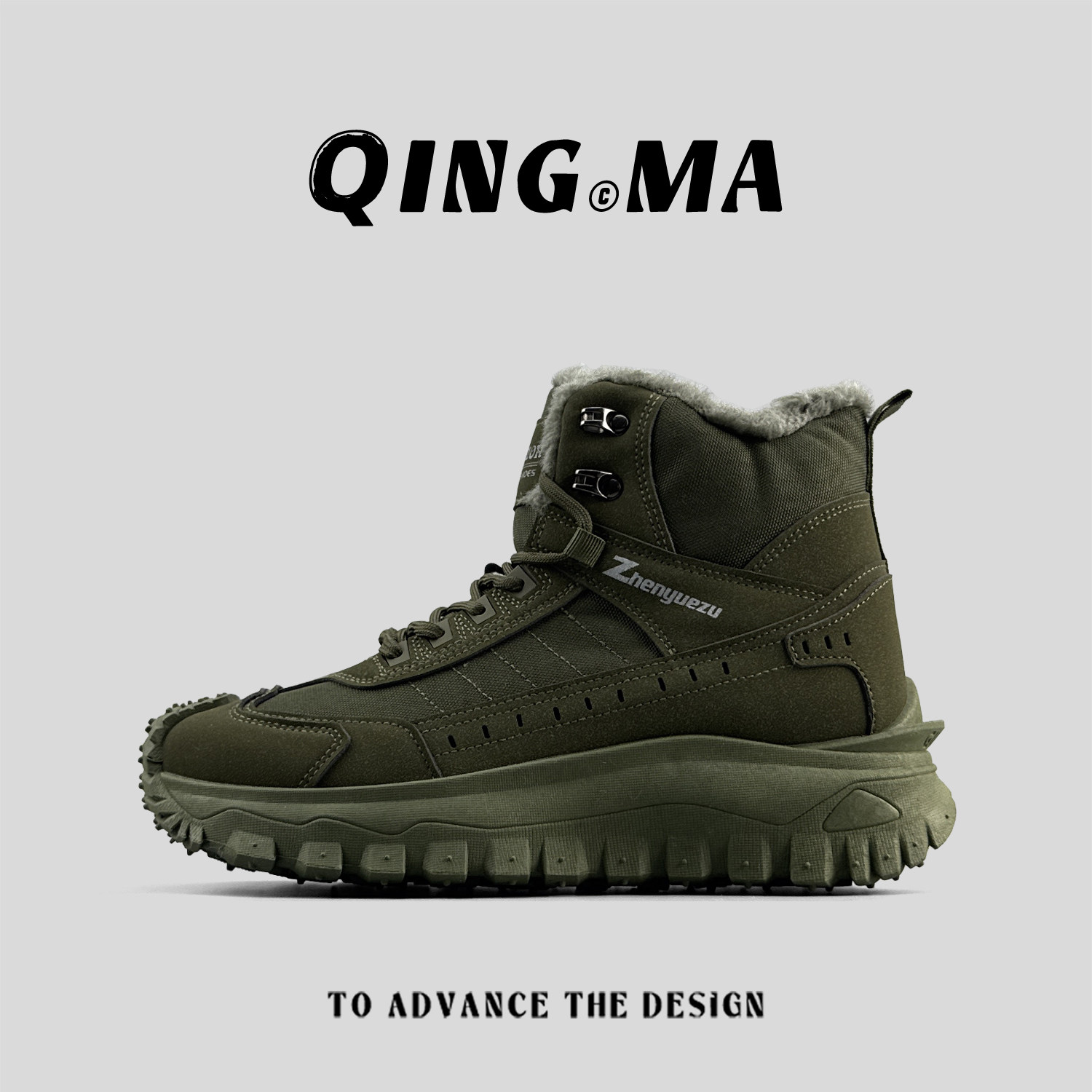 外贸男士冬季雪地靴男加绒保暖高帮厚底户外防寒加厚运动休闲棉鞋,流行男鞋,时尚雪地靴,淘宝优惠券,粉丝福利购,淘宝优惠卷