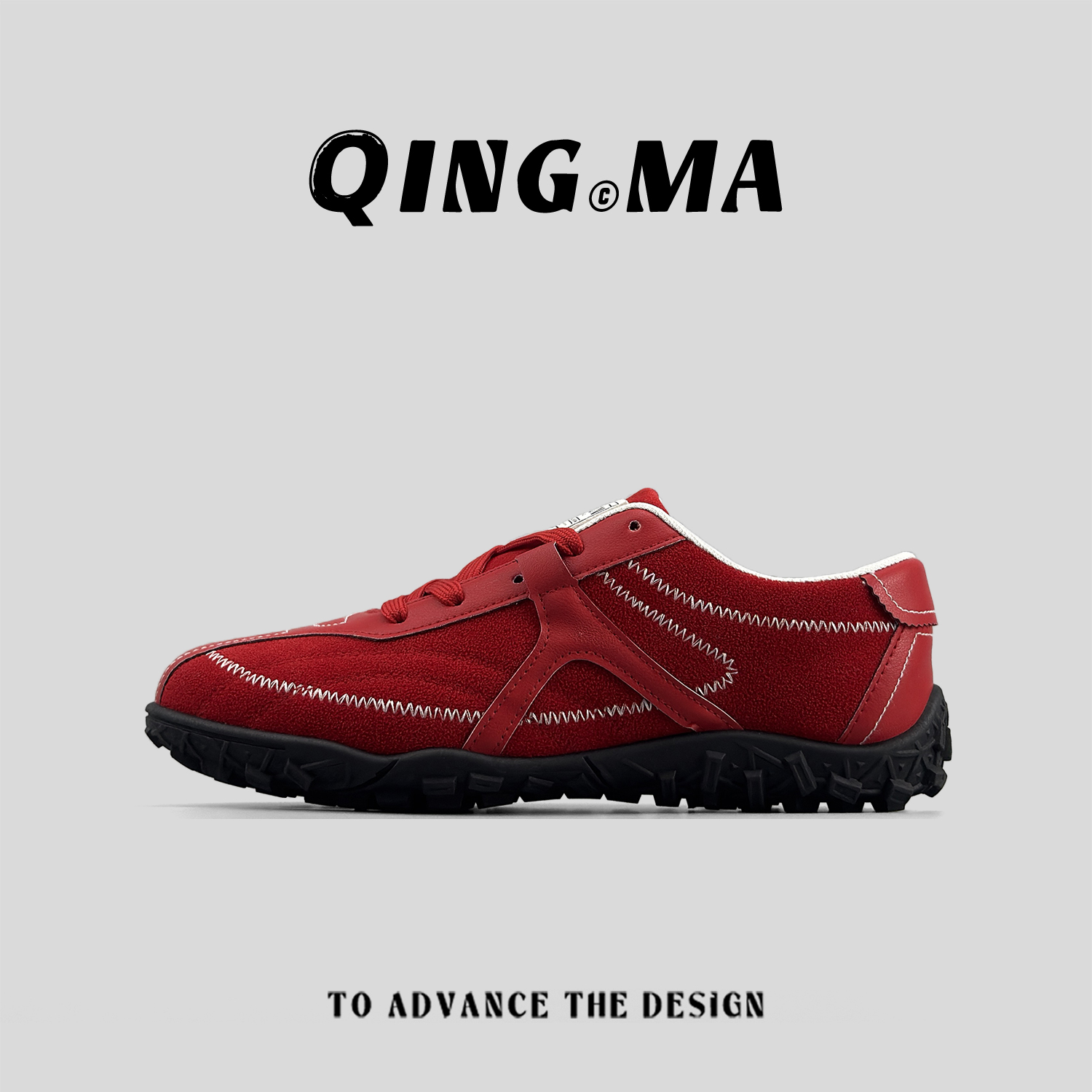 赛车鞋厚底百搭复古休闲运动潮鞋