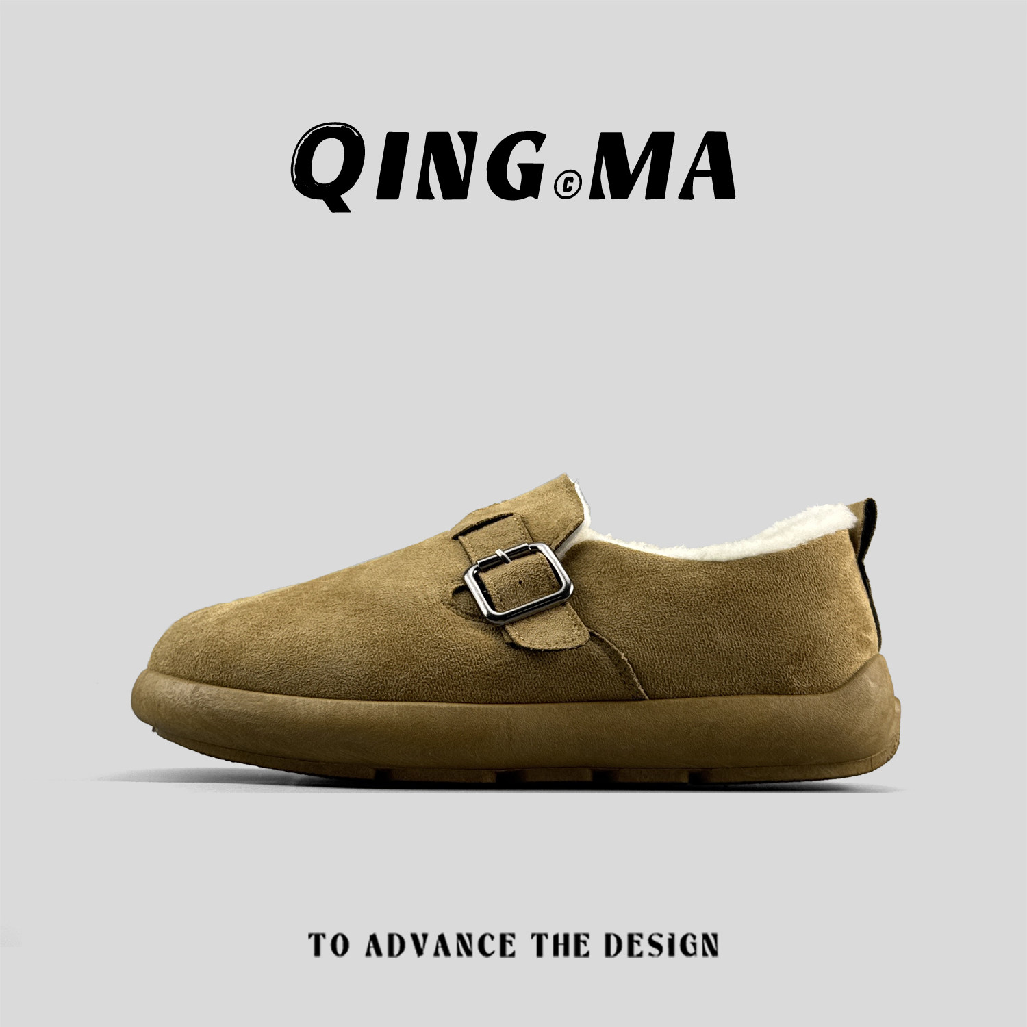 外贸男士冬季反绒皮勃肯鞋男加绒保暖一脚蹬懒人鞋百搭户外休闲鞋,流行男鞋,软木鞋/勃肯鞋,淘宝优惠券,粉丝福利购,淘宝优惠卷