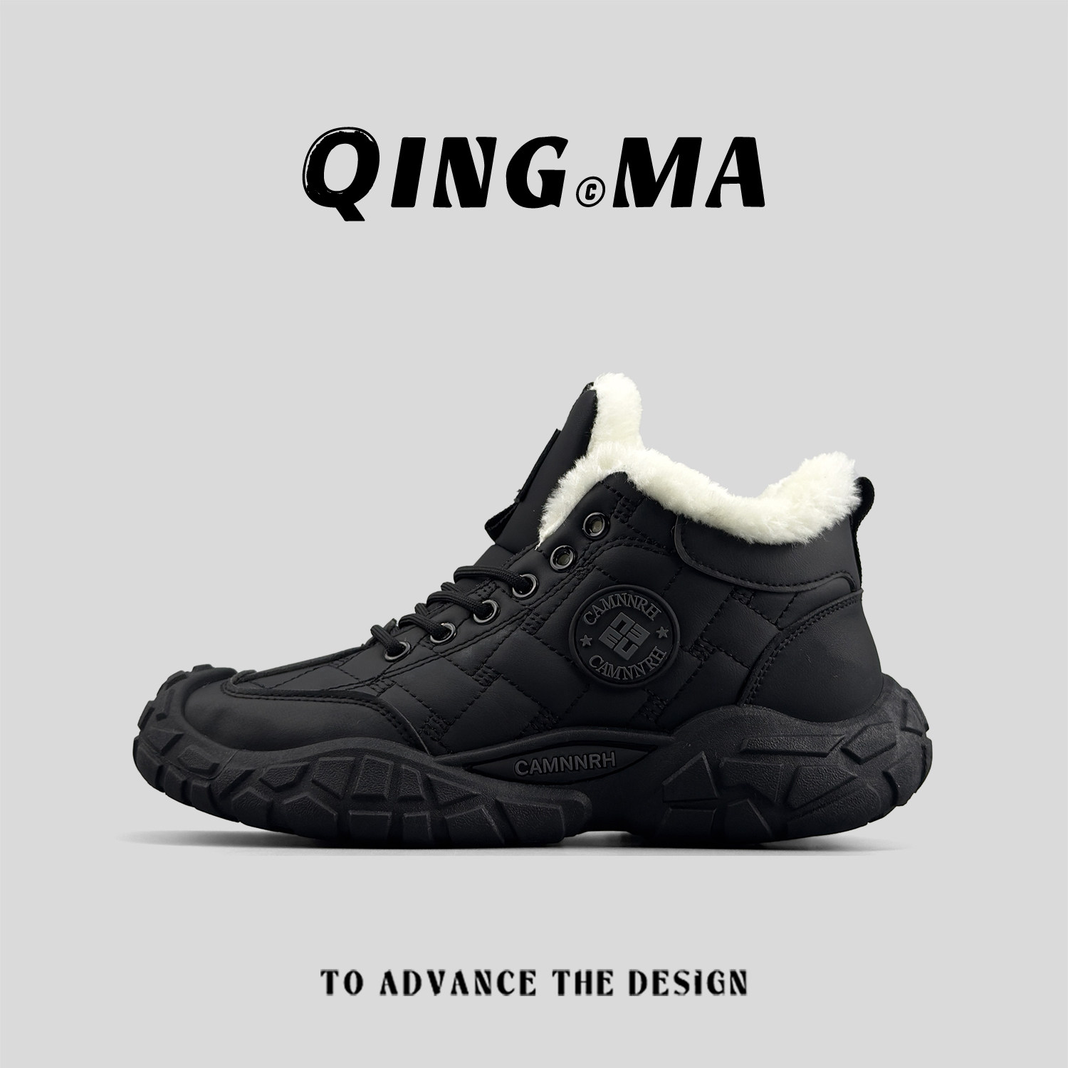 外贸男士冬季加绒保暖雪地靴防水抗寒高帮厚底棉鞋百搭户外运动鞋,流行男鞋,时尚雪地靴,淘宝优惠券,粉丝福利购,淘宝优惠卷