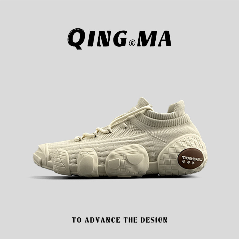 外贸男鞋夏季透气百搭休闲袜子鞋轻便防滑耐磨运动鞋厚底飞织鞋男,流行男鞋,时尚休闲鞋,淘宝优惠券,粉丝福利购,淘宝优惠卷