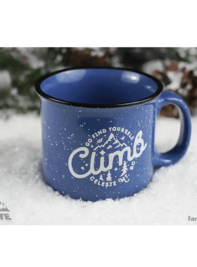 正版 运输 蔚蓝 Basecamp Climb 攀登营地 杯子 Fangamer周边