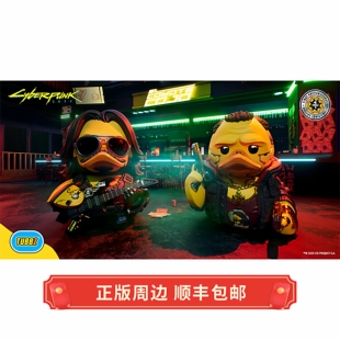 正版 现货 小黄鸭 赛博朋克2077 强尼银手 杰克威尔斯 玩偶手办