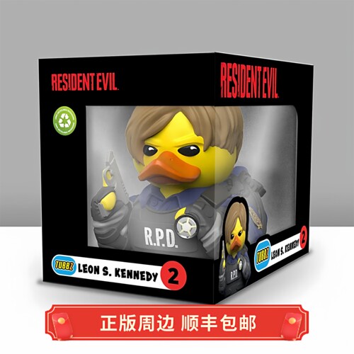 正版 生化危机 里昂 盒装版 玩偶手办 Tubbz周边